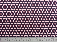 Baumwolle Kreuzmuster, dunkelblau