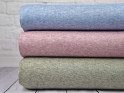 glatter Strickstoff Monaco, hellblau melange