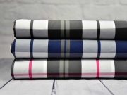 Mantelstoff Karo, schwarz weiss grau