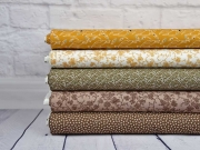 Baumwolle kleine Zweige, braun auf schlamm