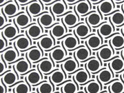 Viskose Punkte & Wellen, dunkelgrau wei�