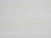 French Terry From here to Anywhere Glitzer