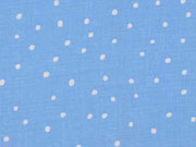 Viskose Punkte, weiss hellblau