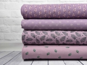 angerauter Sweat Federn, altflieder