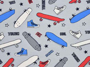 Jersey Skateboards & Sneakers, hellgrau