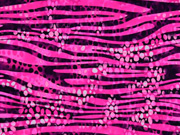 Badeanzugstoff Wellen Bubbles, pink schwarz lila