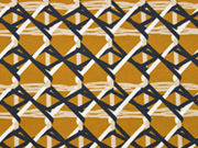 Jersey Gitternetz, ocker dunkelgrau wei�