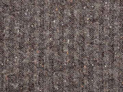 Strickstoff Rippen, braun melange