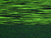 RESTST�CK 24 CM Sweat gestrichelt angeraut, schwarz neongr�n