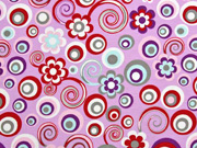 Jersey Kreise Blumen, hellflieder