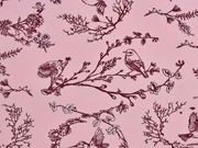 Sweat V�gel �ste Zweige, rosa