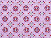 Baumwollstoff Ornamente, hellflieder