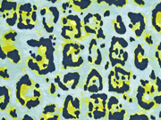 Jersey Leopardenmuster, mintgr�n