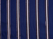 Viskosetwill Glitzer Streifen, dunkelblau