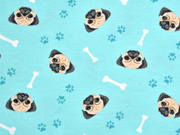 Jersey Hundgesichter Tatzen Knochen, mint