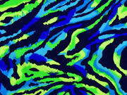 Badeanzugstoff Zebramuster, hellgr�n dunkelblau