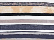 RESTST�CK 126 CM Viskose Jersey gemalte Streifen, taupe grau