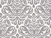beschichtete BW Ornamente, taupe/cremeweiss