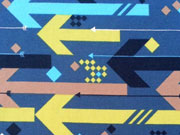 Lillestoff Bio-Jersey Arrows, dunkelblau/bunt