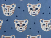 Jersey Tribal Tiger, stahlblau