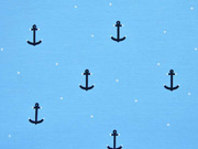 Jersey Mini Anker, hellblau