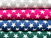 Bio-Jacquard Hamburger Liebe Sterne, gr�n