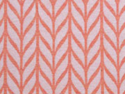 Bio-Jacquard Hamburger Liebe Maxi Knit, wei� apricot