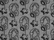 Bio-Jacquard Hamburger Liebe Kopfh�rer, grau