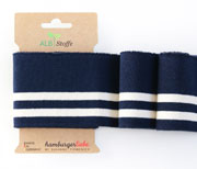 Bio-B�ndchen Cuff Me COLLEGE, dunkelblau cremewei�