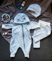 Sweat French Terry BABY BOY, hellblau