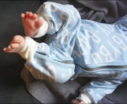 Sweat French Terry BABY BOY, hellblau