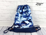 Canvas Camouflage Colors, blau