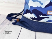 Canvas Camouflage Colors, blau