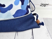 Canvas Camouflage Colors, blau