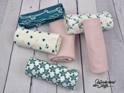 Jersey Seesterne, jadegr�n creme