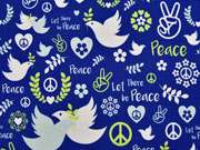 Jersey Tauben Friedenszeichen Lycklig Design, dunkelblau