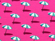 Jersey Sonnenschirme Hamburger Liebe, dunkelpink