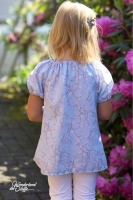 Baumwolle Batist Zweige Bl�ten (Kombi Little Geisha), hellblau