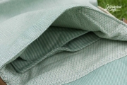 Dekostoff Jacquard Rauten Doubleface, grau