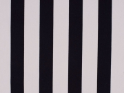 Baumwolle Streifen, schwarz weiss