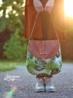 Lederimitat Noppen Filzr�cken, Havanna Braun