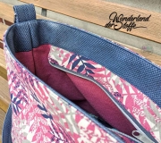 Lederimitat Noppen Filzr�cken, dunkelblau