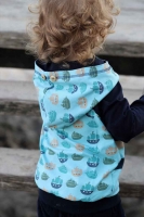 Jersey Panel 2 in 1 Piratenschiffe, mint