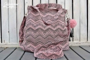 Canvas Stoff uni, dusty old rose