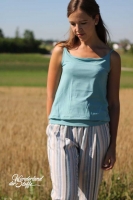 Viskose Jersey uni, dusty mint