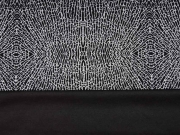 Leichter Punto di Roma grafisches Muster Animalprint, schwarz hellgrau