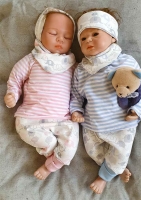 Jersey Streifen,  rosa wei�