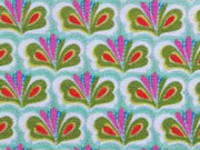 Thea Baumwolle F�chermuster, khaki