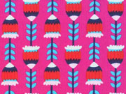 Feincord Retroblumen Jolijou Harvest Blossom, pink