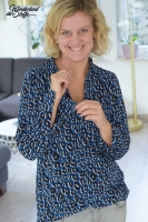 Viskose Leoparden Druck, petrol (bl�ulich)